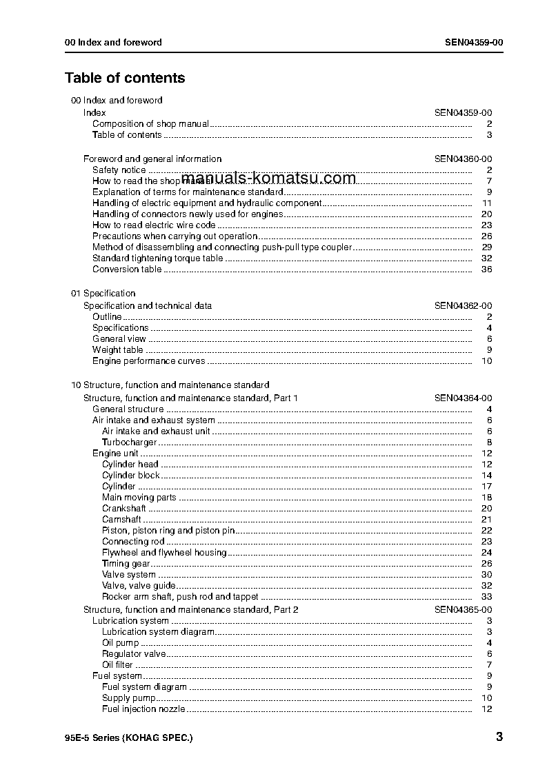 Protected: SAA4D95LE-5(JPN)-FOR WA100M-6 S/N ALL Shop (repair) manual (English)