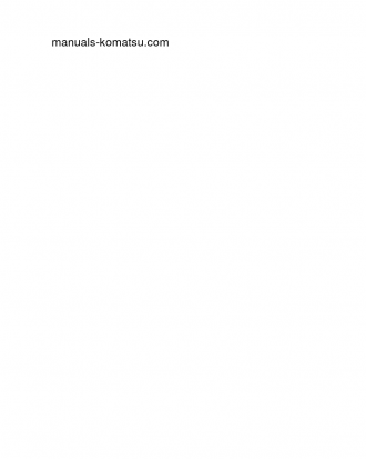 GD705-5(JPN) S/N 26001-UP Shop (repair) manual (English)