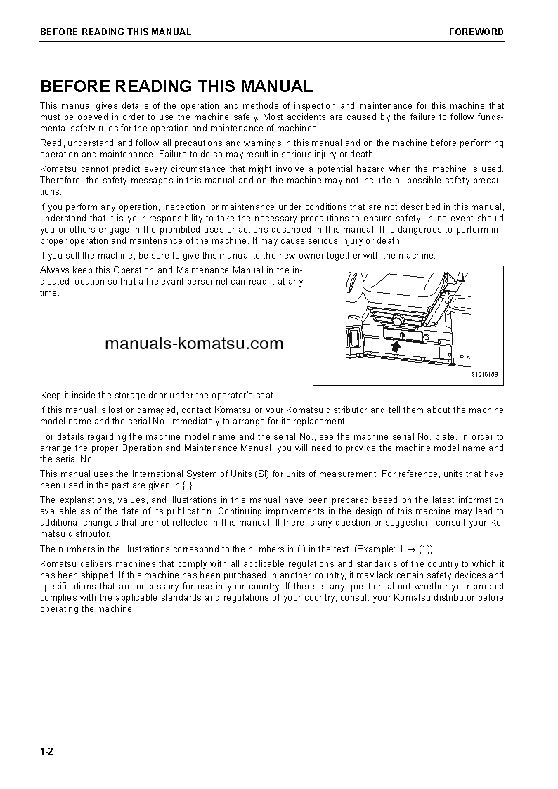 Protected: GD655-6(JPN) S/N 60001-UP Operation manual (English)