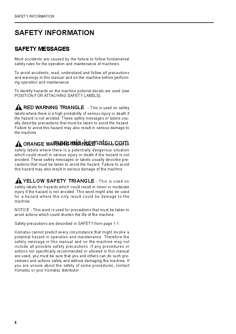 Protected: PW150ES-6(GBR)-K S/N K34001-K35000 Operation manual (English)