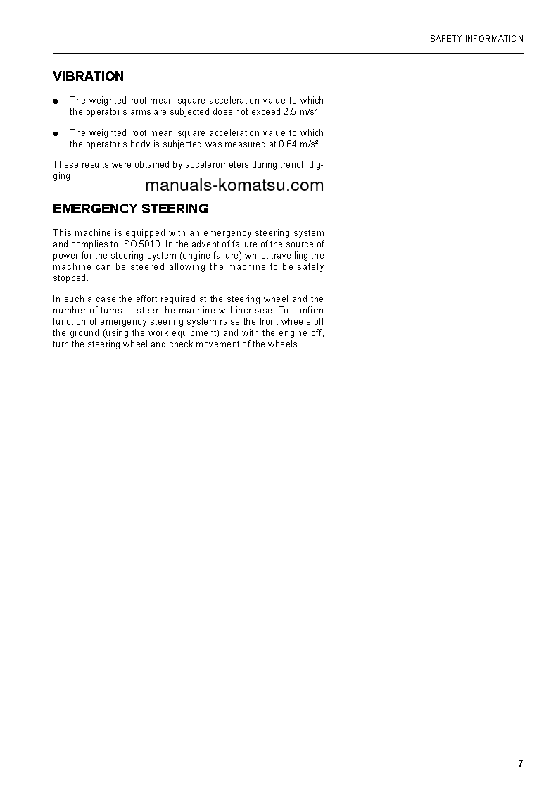 Protected: PW150ES-6(GBR)-K S/N K34001-K35000 Operation manual (English)