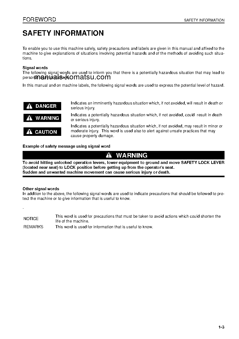 Protected: PC340LC-7(GBR)-TIER 3 S/N K45001-UP Operation manual (English)