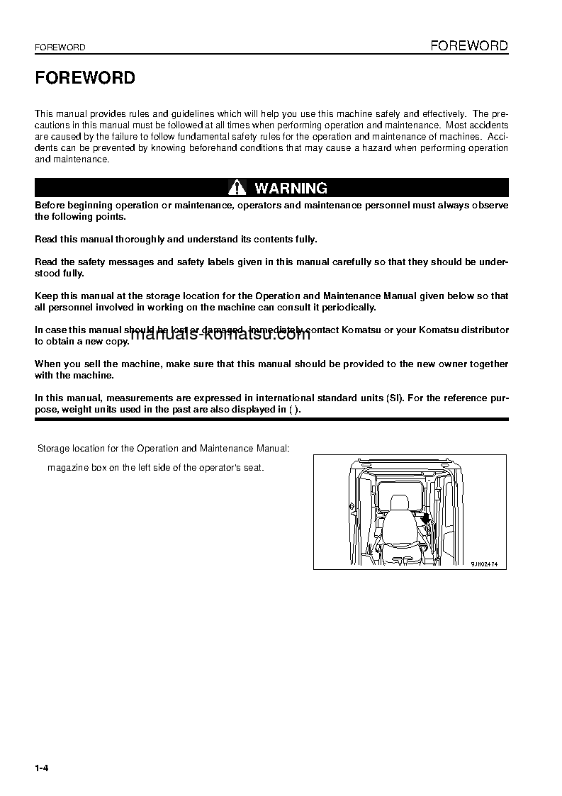 Protected: PC290LC-8(GBR) S/N K50001-UP Operation manual (English)