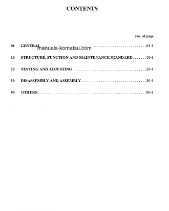 PC340LC-7(GBR)-K S/N K40001-UP Shop (repair) manual (English)