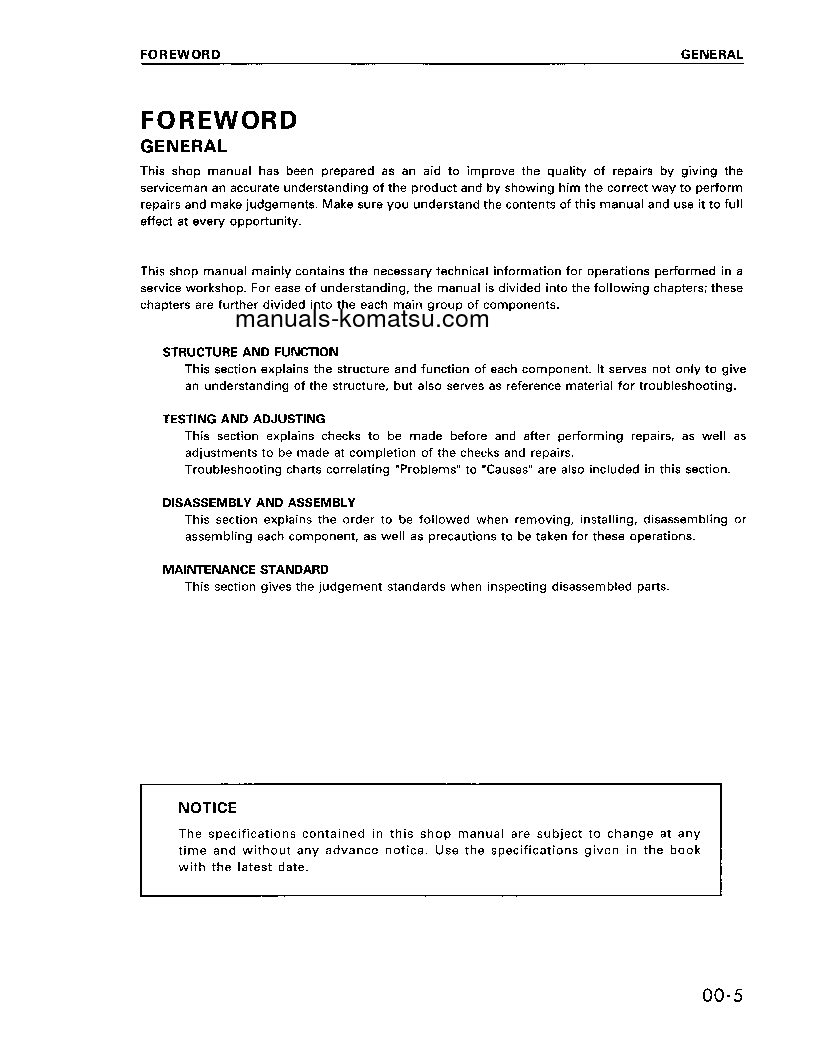 Protected: PC450LC-6(JPN) S/N 12144-UP Shop (repair) manual (English)