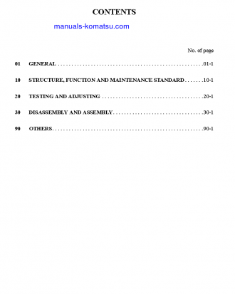 PC340NLC-7(GBR)-K S/N K40001-UP Shop (repair) manual (English)