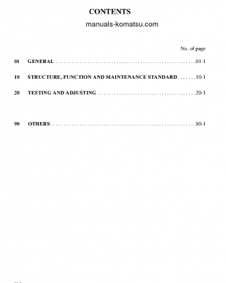 PW130-7(GBR)-K S/N K40001-UP Shop (repair) manual (English)