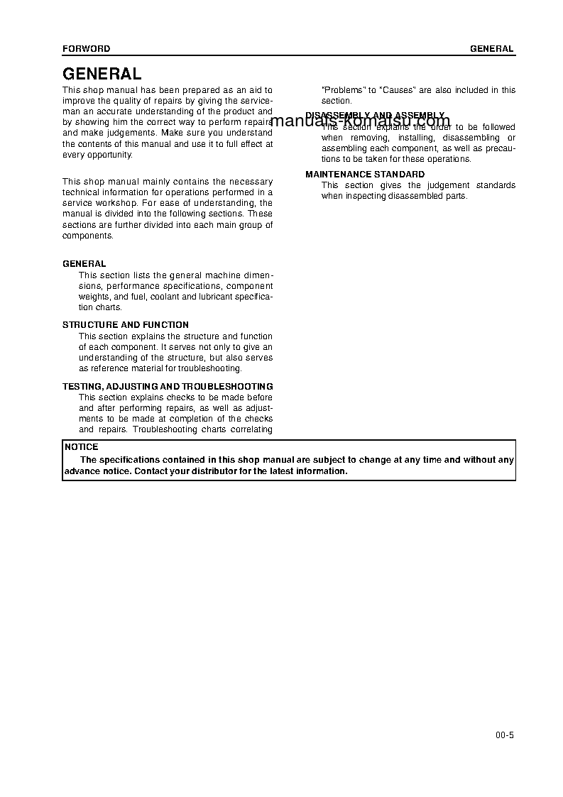 Protected: PW130-7(GBR)-K S/N K40001-UP Shop (repair) manual (English)