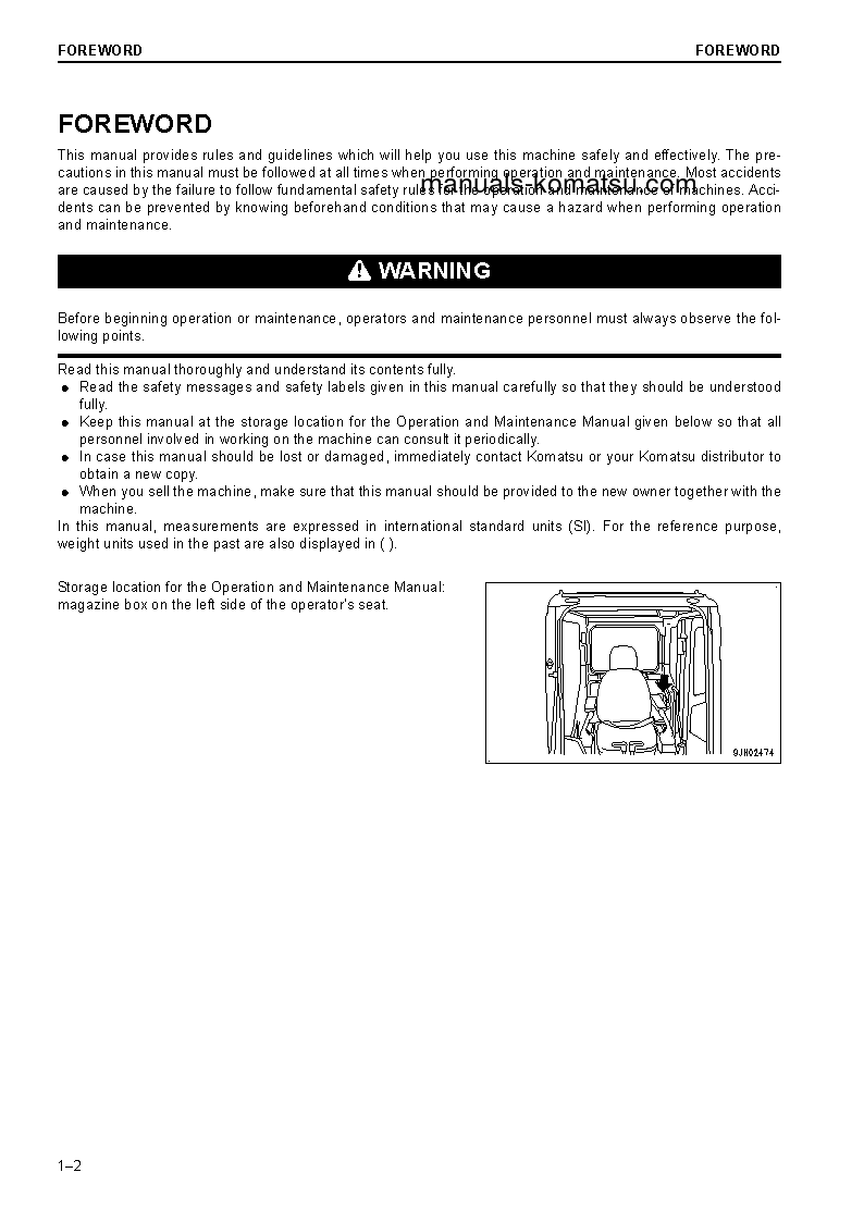 Protected: PC290LC-10(GBR) S/N 15001-UP Operation manual (English)
