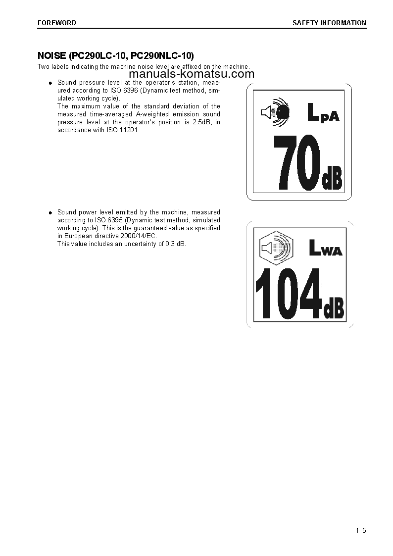 Protected: PC290LC-10(GBR) S/N 15001-UP Operation manual (English)