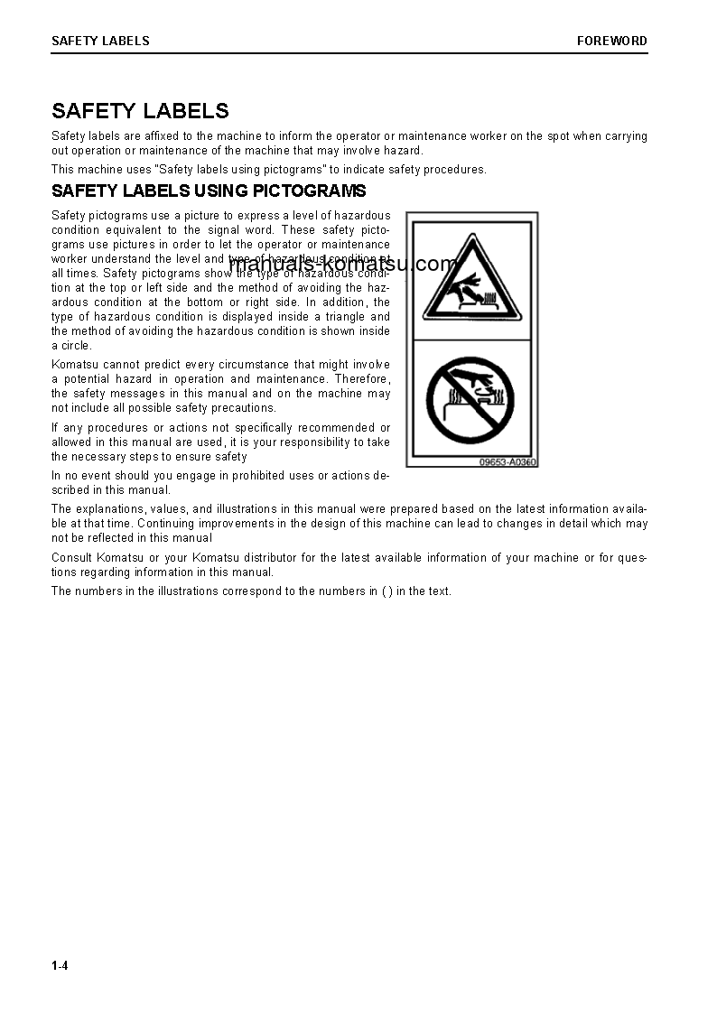 Protected: PC210LC-11(GBR) S/N K70001-UP Operation manual (English)