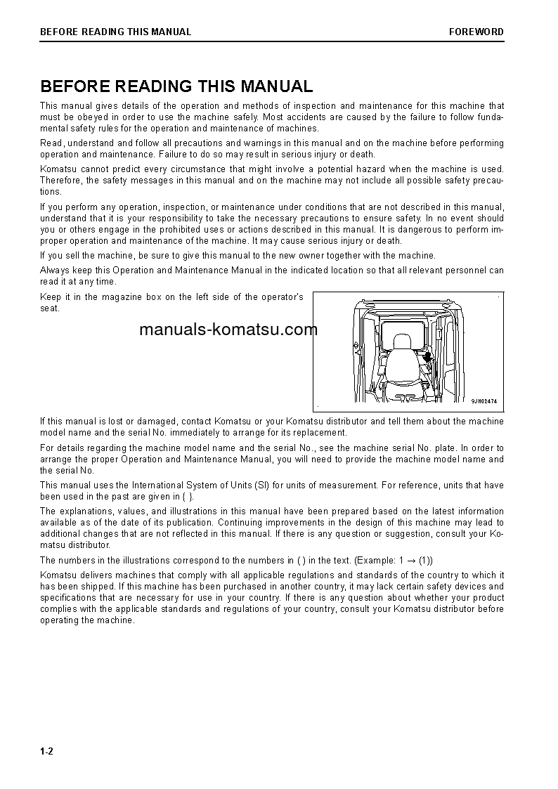 Protected: PC210LC-11(GBR)-DEMOLITION S/N K70001-UP Operation manual (English)
