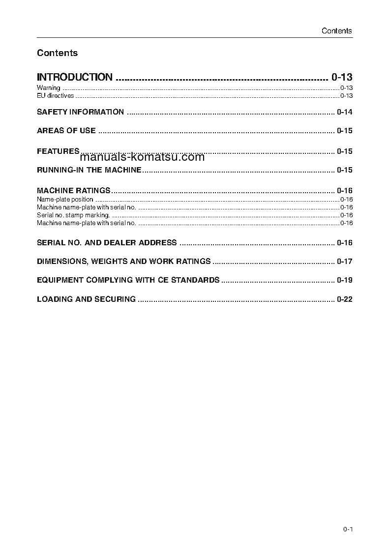 Protected: WA270-3(DEU) S/N WA270H20051-WA270H20563 Operation manual (English)