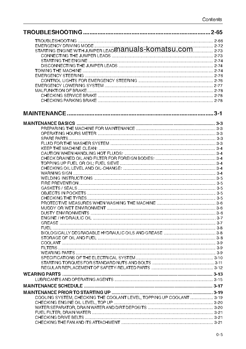 Protected: WA270-3(DEU) S/N WA270H20564-WA270H21037 Operation manual (English)