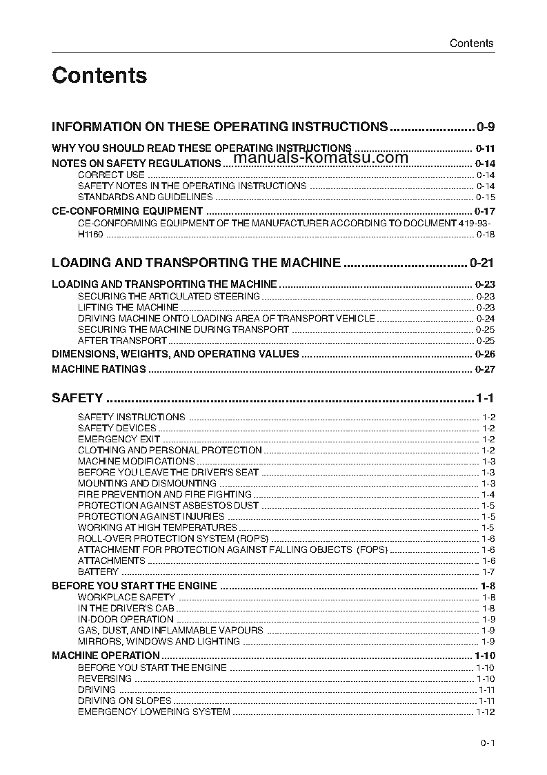 Protected: WA270-3(DEU) S/N WA270H21038-UP Operation manual (English)