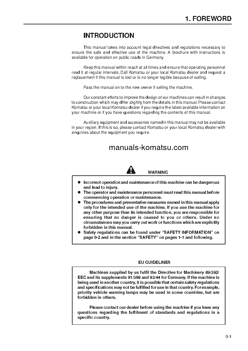 Protected: WA320-3(DEU)-H S/N H20051-H20560 Operation manual (English)