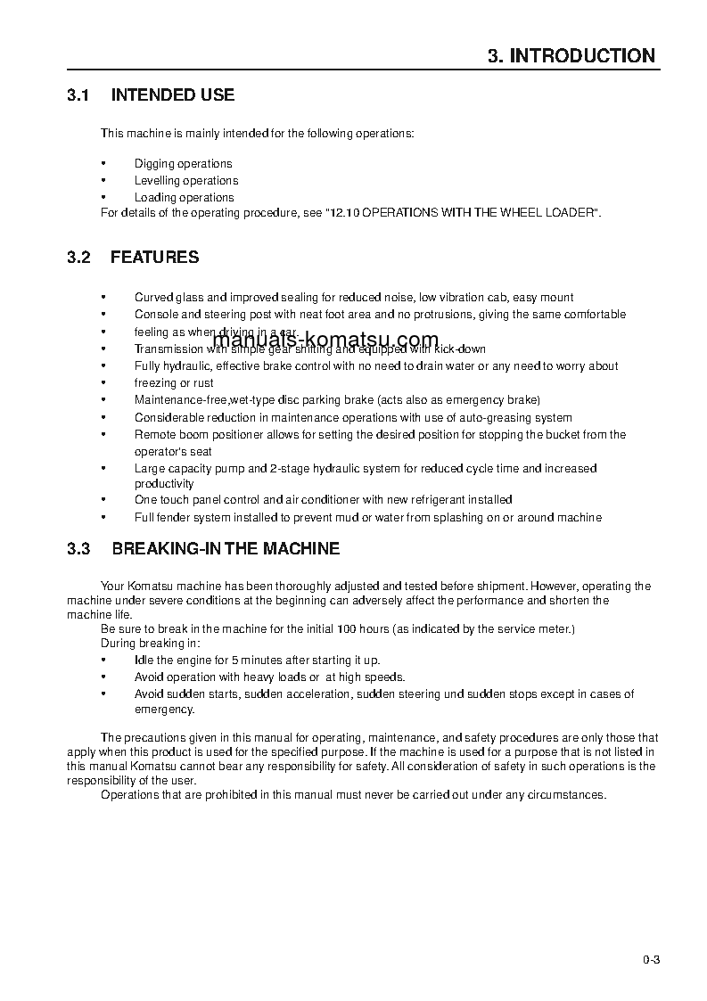 Protected: WA320-3(DEU)-H S/N H20051-H20560 Operation manual (English)