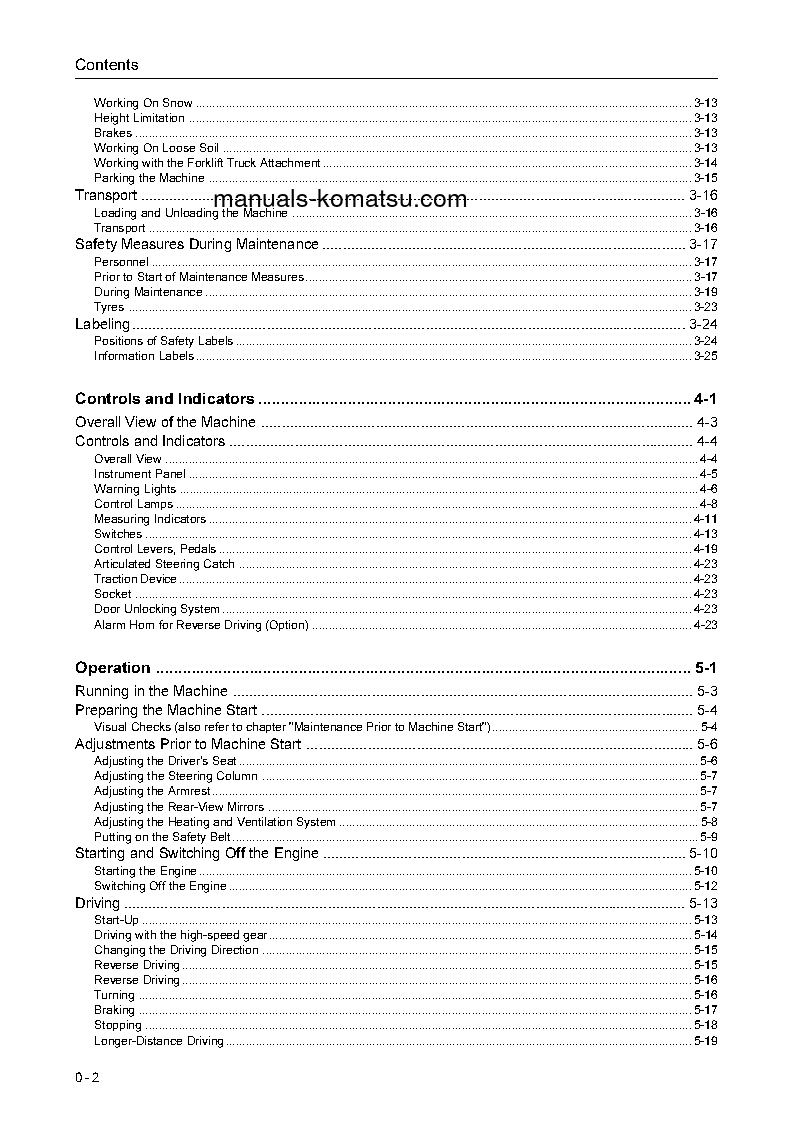 Protected: WA90-3(DEU)-H S/N HA970051-HA970238 Operation manual (English)