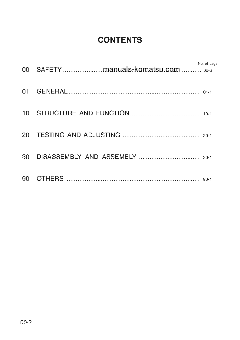 Protected: WA270-3(DEU) S/N WA270H20051-UP Shop (repair) manual (English)