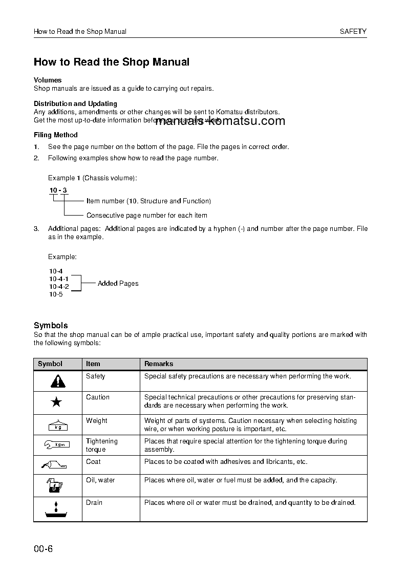 Protected: WA270-3(DEU) S/N WA270H20051-UP Shop (repair) manual (English)