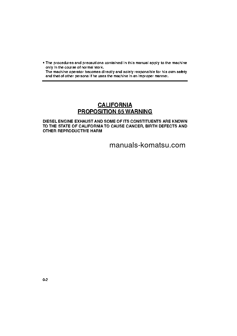 Protected: PC95-1(ITA) S/N R05145-UP Operation manual (English)