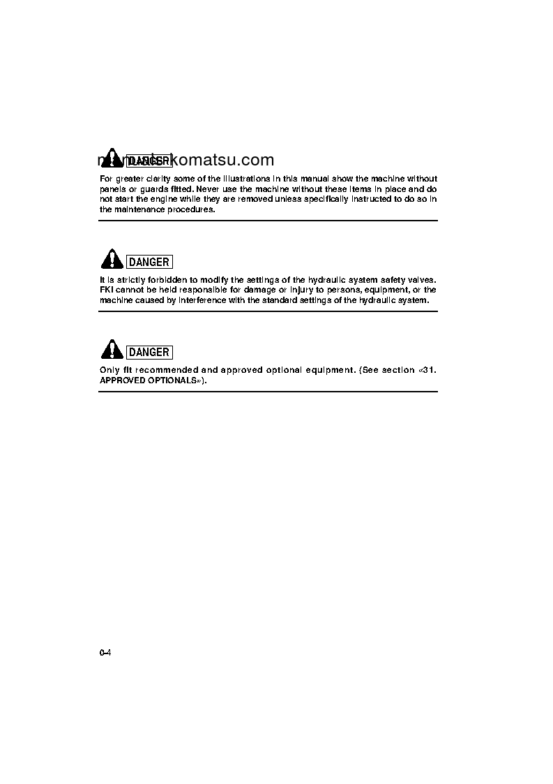 Protected: PC95-1(ITA) S/N R05145-UP Operation manual (English)