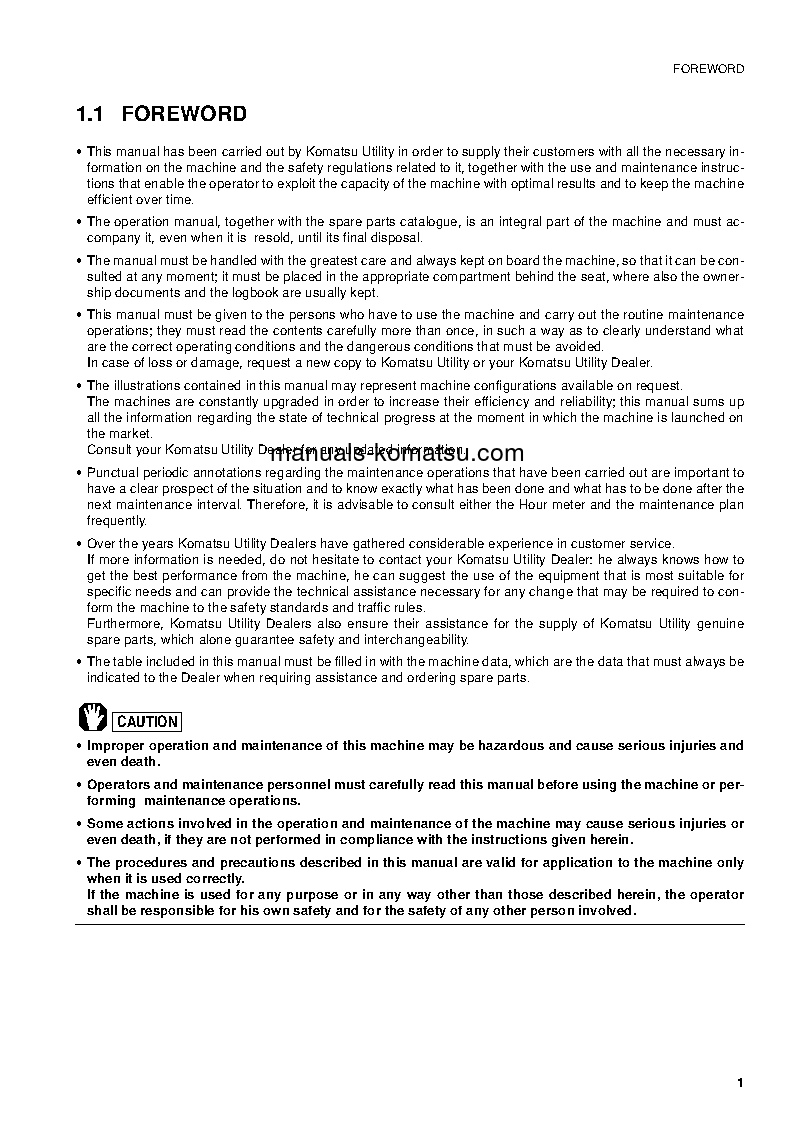 Protected: PW110R-1(ITA) S/N 2260000282-2260010000 Operation manual (English)