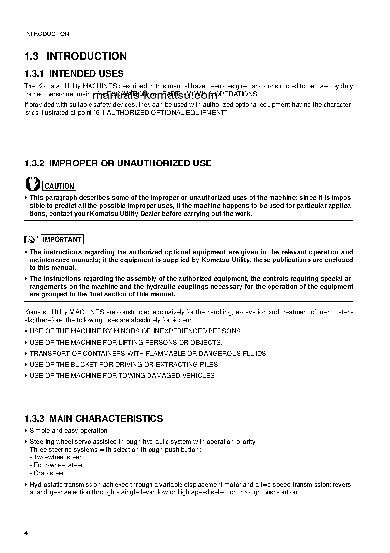 Protected: PW110R-1(ITA) S/N 2260010001-2260010121 Operation manual (English)