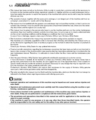 PC75R-2(ITA) S/N 22E5210500-22E5211003 Operation manual (English)