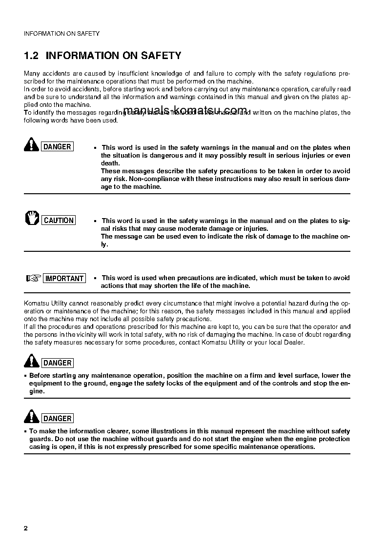 Protected: PW95R-2(ITA) S/N 21D0220079-UP Operation manual (English)