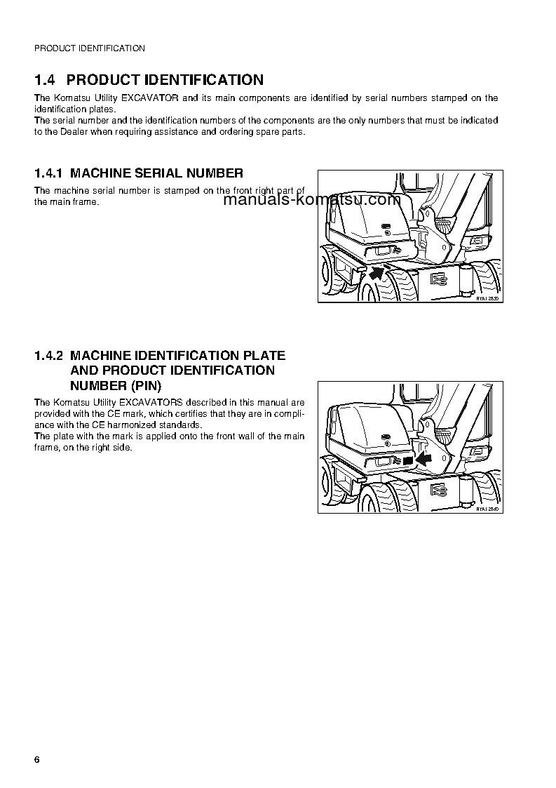 Protected: PW95R-2(ITA) S/N 21D0220079-UP Operation manual (English)