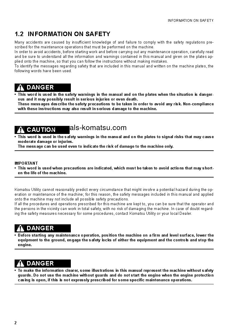 Protected: PC30MR-2(ITA) S/N 20001-UP Operation manual (English)