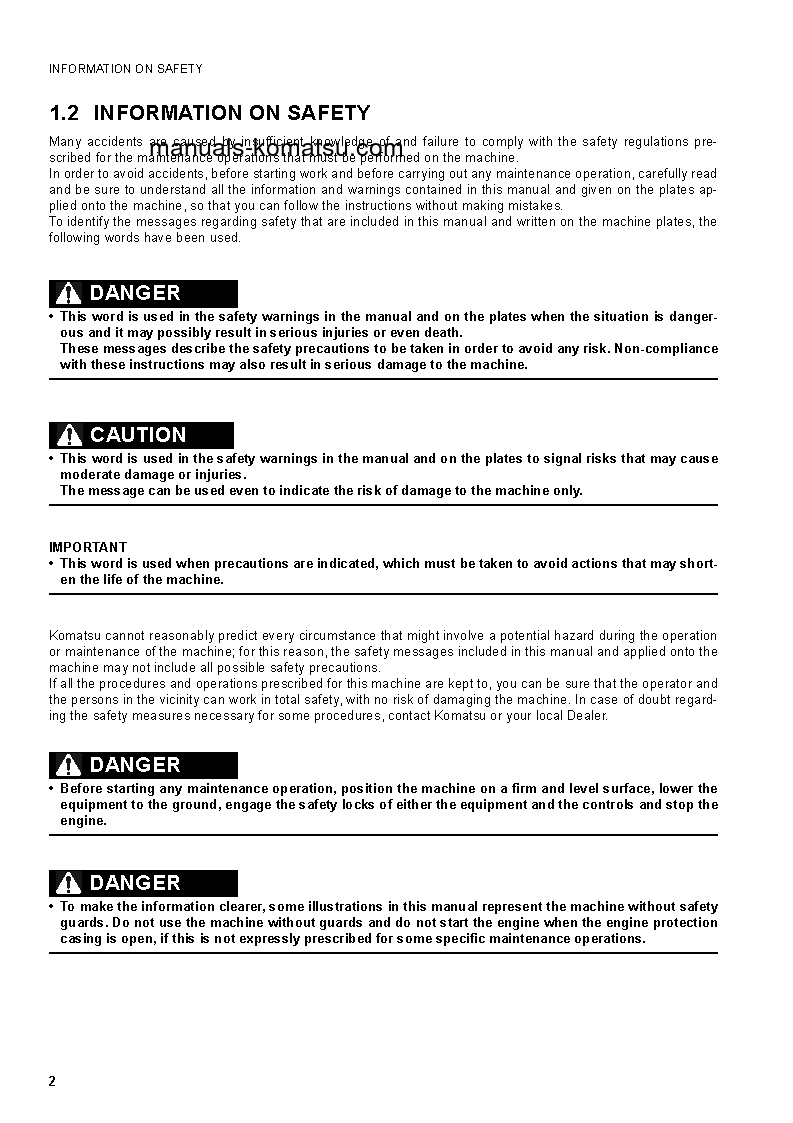 Protected: PC30MR-2(ITA) S/N F00103-UP Operation manual (English)