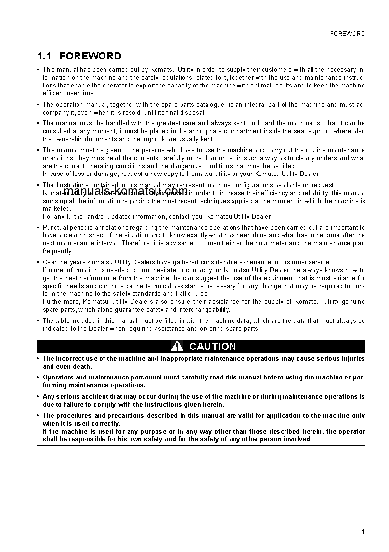 Protected: PC50MR-2(ITA) S/N 5001-UP Operation manual (English)