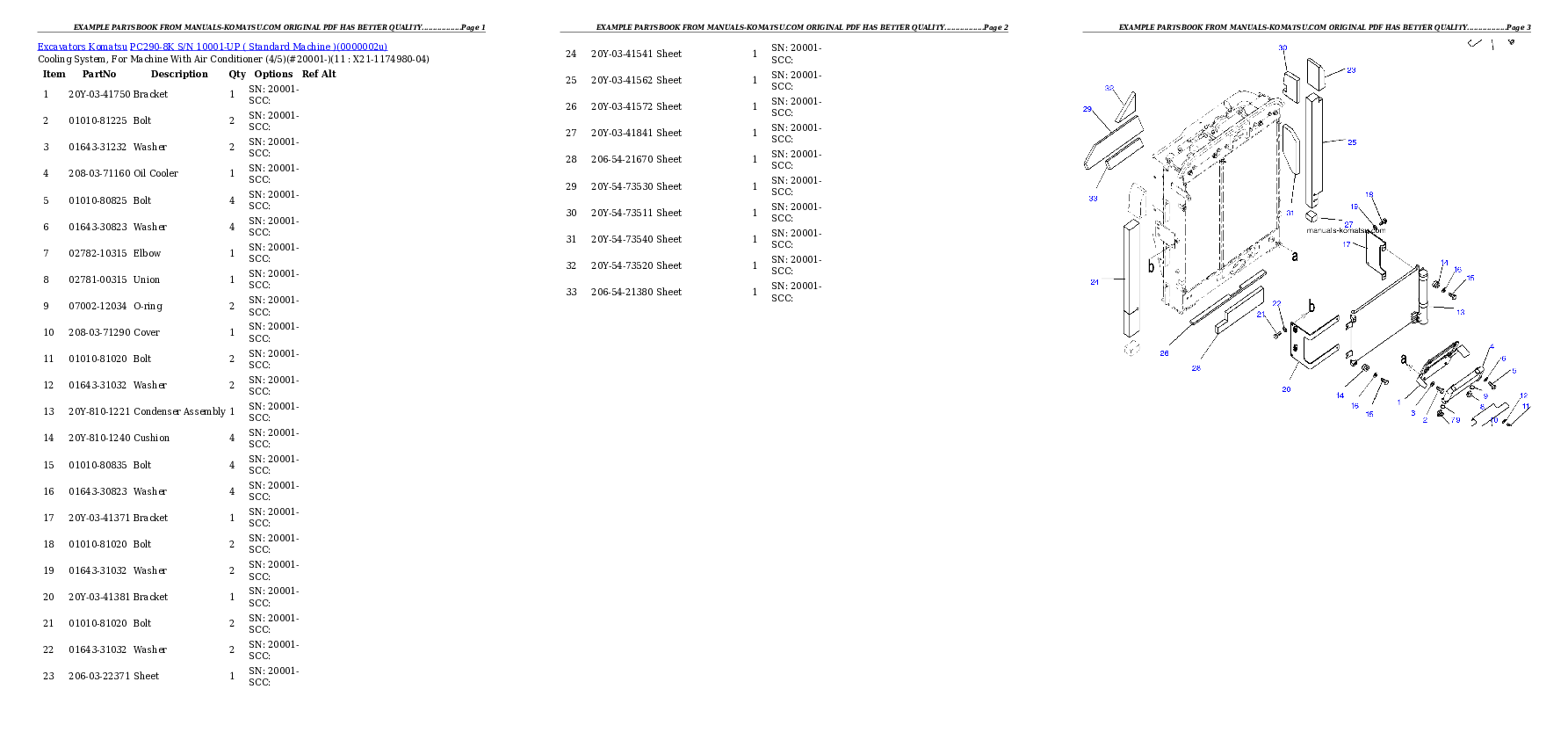 Protected: PC290-8K S/N 10001-UP ( Standard Machine ) Partsbook