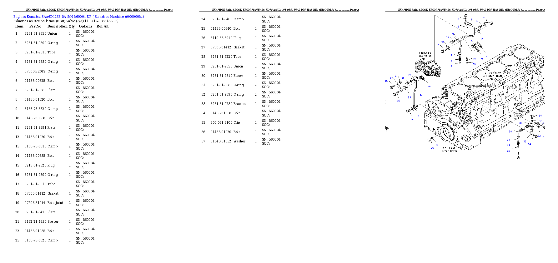 Protected: SAA6D125E-5A S/N 560004-UP ( Standard Machine ) Partsbook