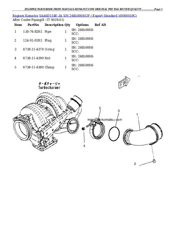 Protected: SAA6D114E-3A S/N 26850008-UP ( Export Standard ) Partsbook
