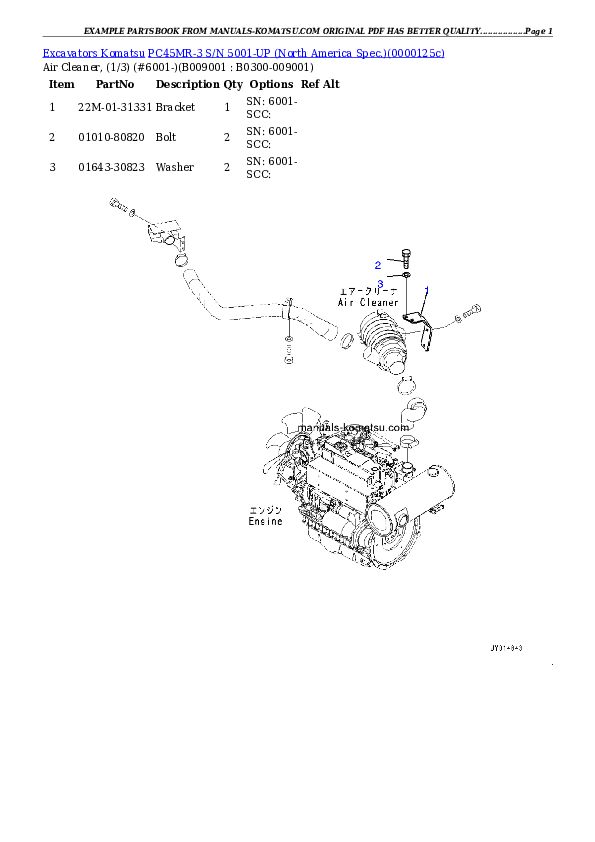 Protected: PC45MR-3 S/N F30003- Partsbook