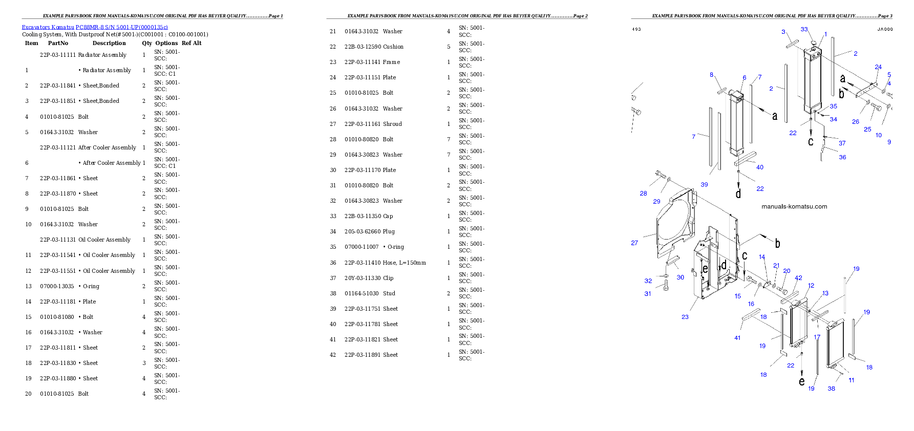 Protected: PC88MR-8 S/N 5001-UP Partsbook