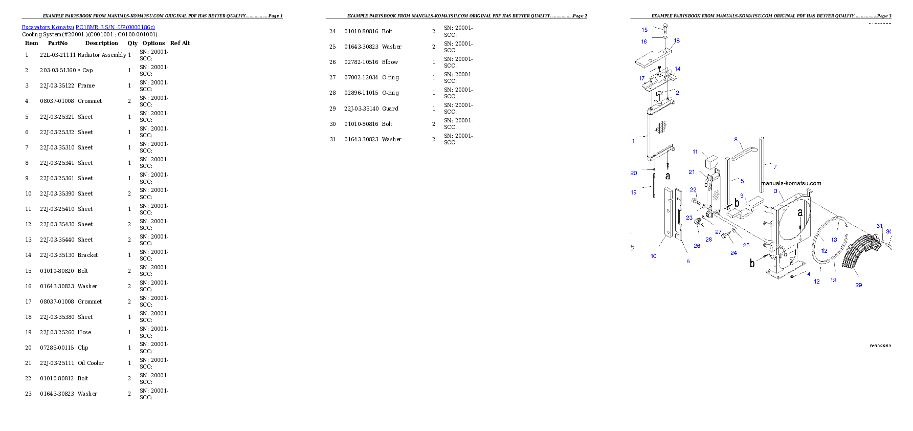 Protected: PC18MR-3 S/N -UP Partsbook