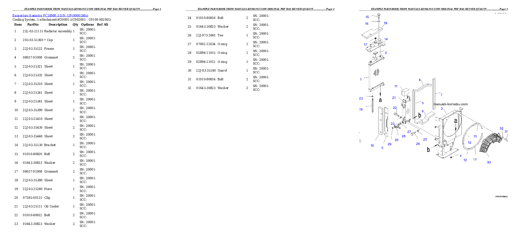 Protected: PC18MR-3 S/N -UP Partsbook