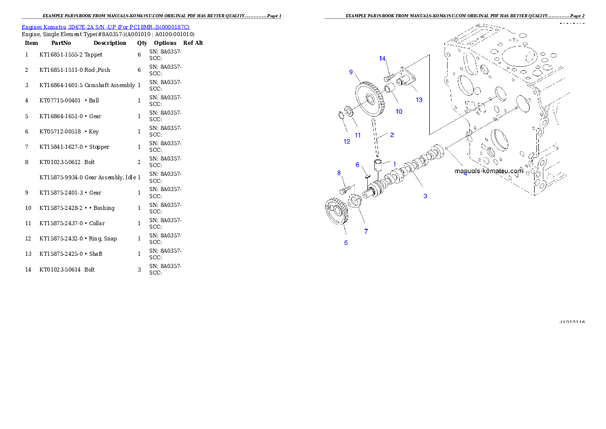 Protected: 3D67E-2A S/N -UP (For PC18MR-3) Partsbook