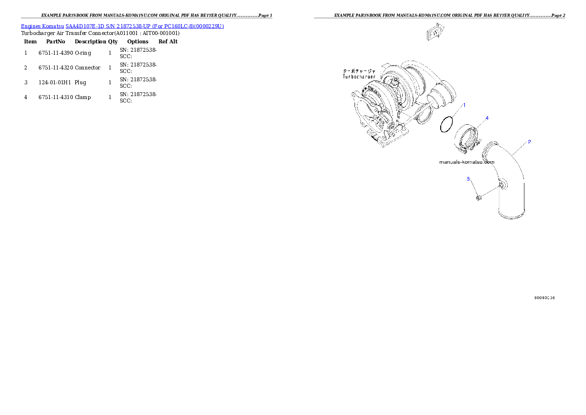Protected: SAA4D107E-1D S/N 21872538-UP (For PC160LC-8) Partsbook