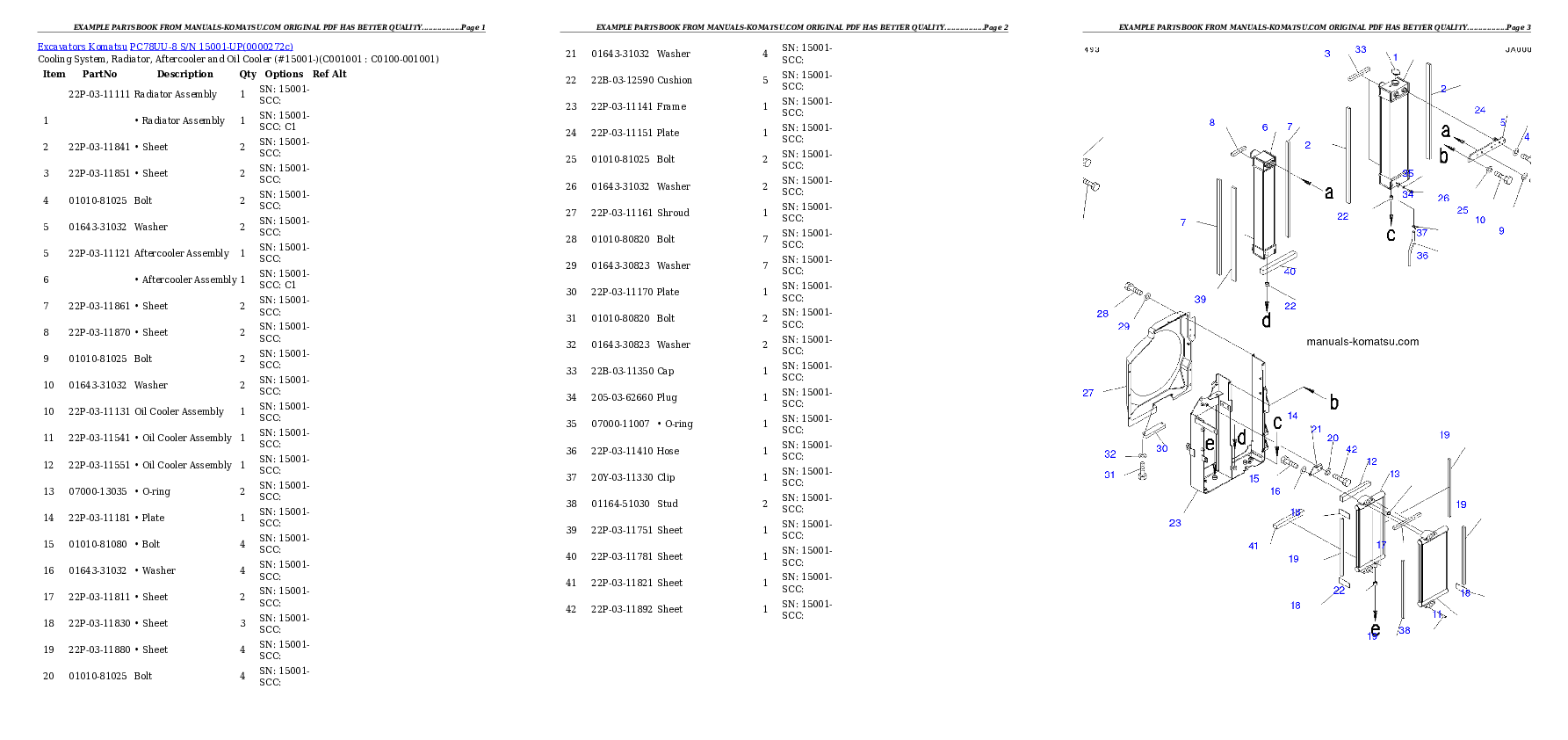 Protected: PC78UU-8 S/N 15001-UP Partsbook