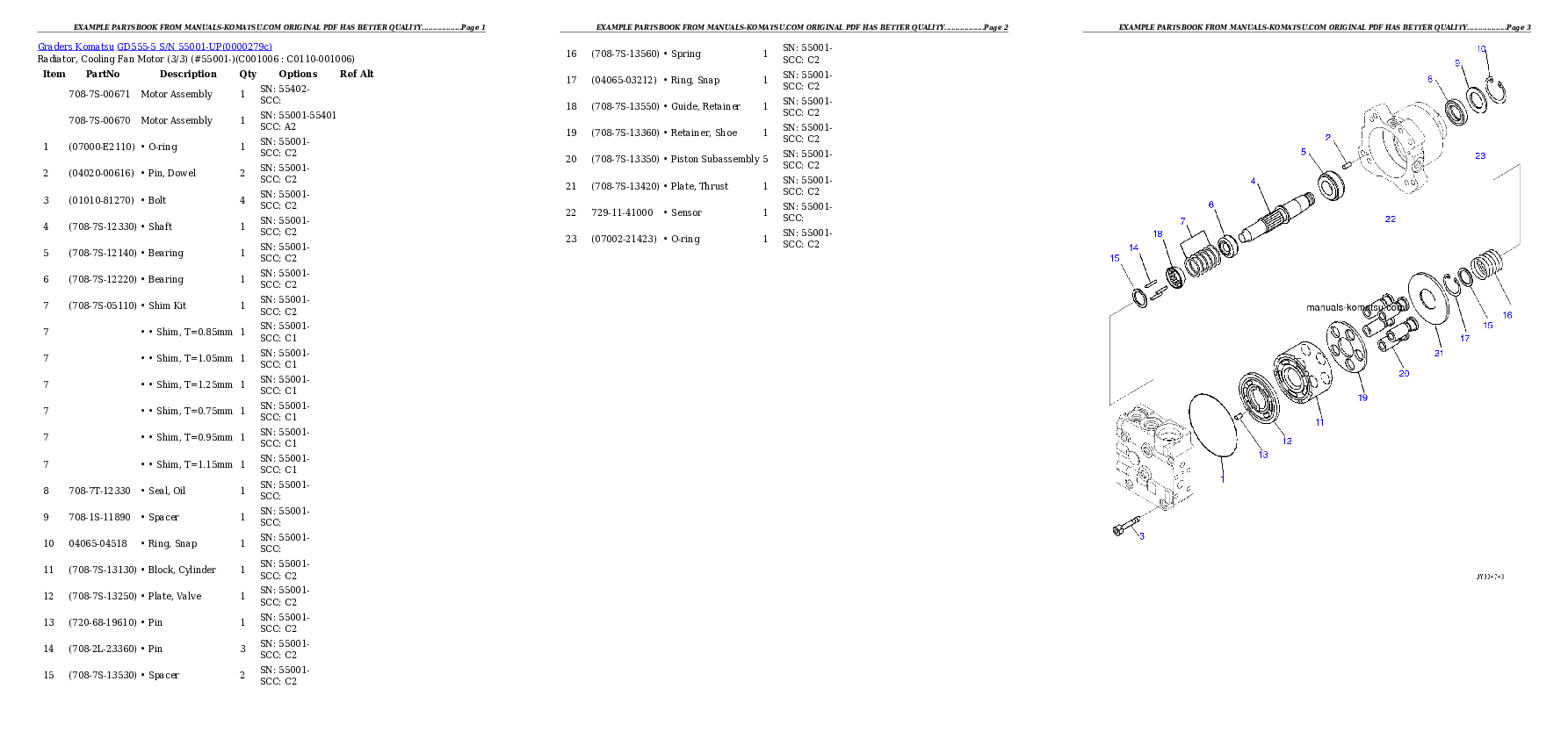 Protected: GD555-5 S/N 55001-UP Partsbook