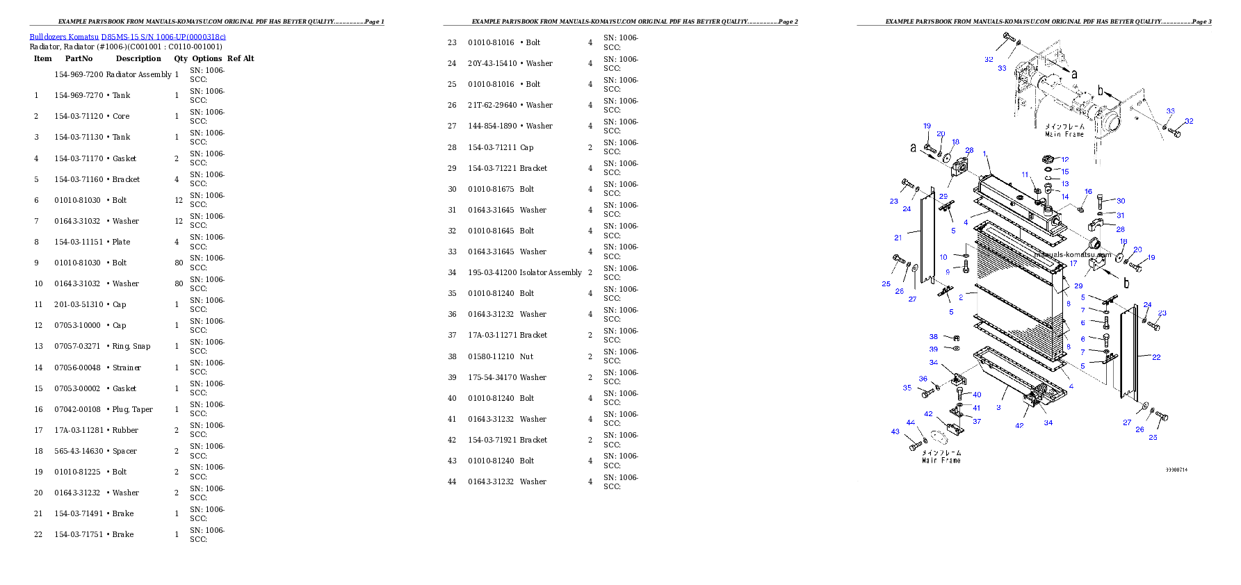 Protected: D85MS-15 S/N 1006-UP Partsbook