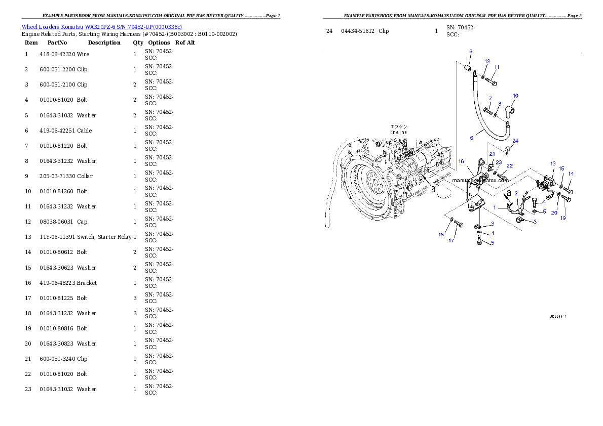 Protected: WA320PZ-6 S/N 70452-UP (For EU) Partsbook