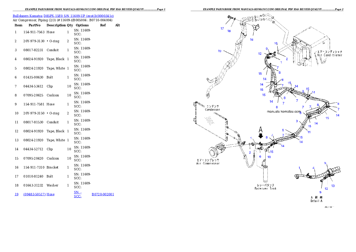 Protected: D85PX-15E0 S/N 11609-UP (ecot3) Partsbook
