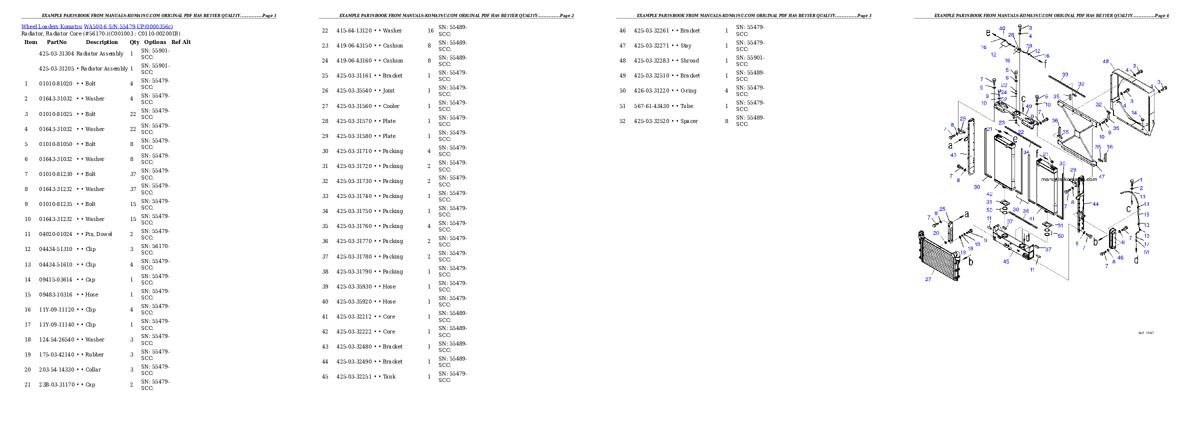 Protected: WA500-6 S/N 55479-UP (ecot3, For EU) Partsbook