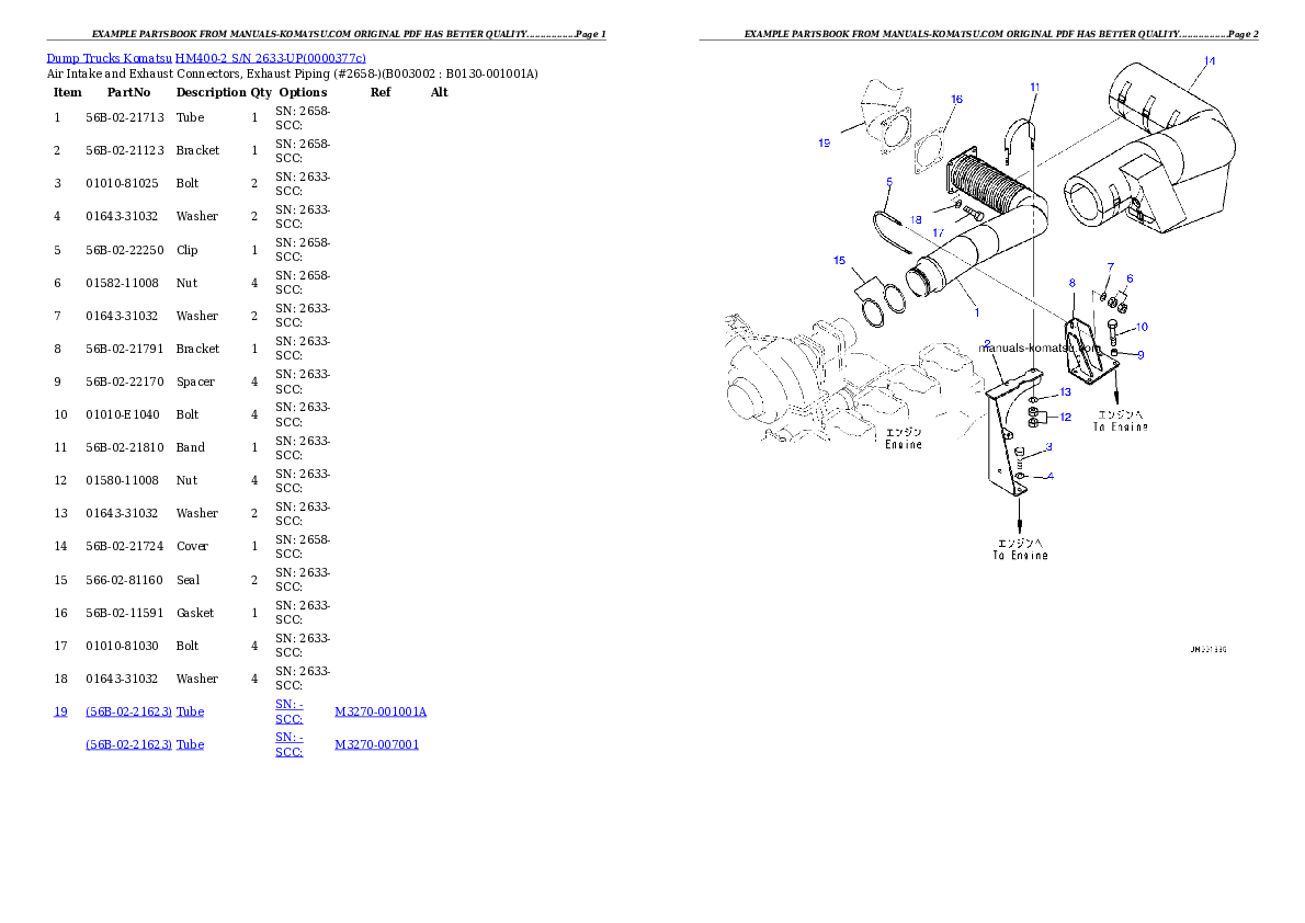 Protected: HM400-2 S/N 2633-UP (for EU) Partsbook